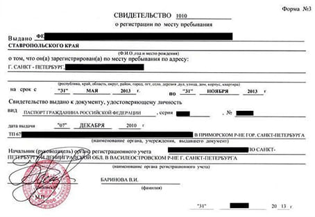 временная регистрация в Катав-Ивановске